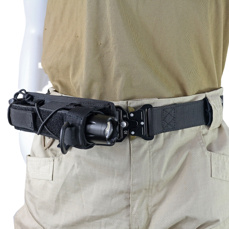 Flashlight Holster Molle Holder for Belt Tactical Pouch Torch Linear Hand Tool