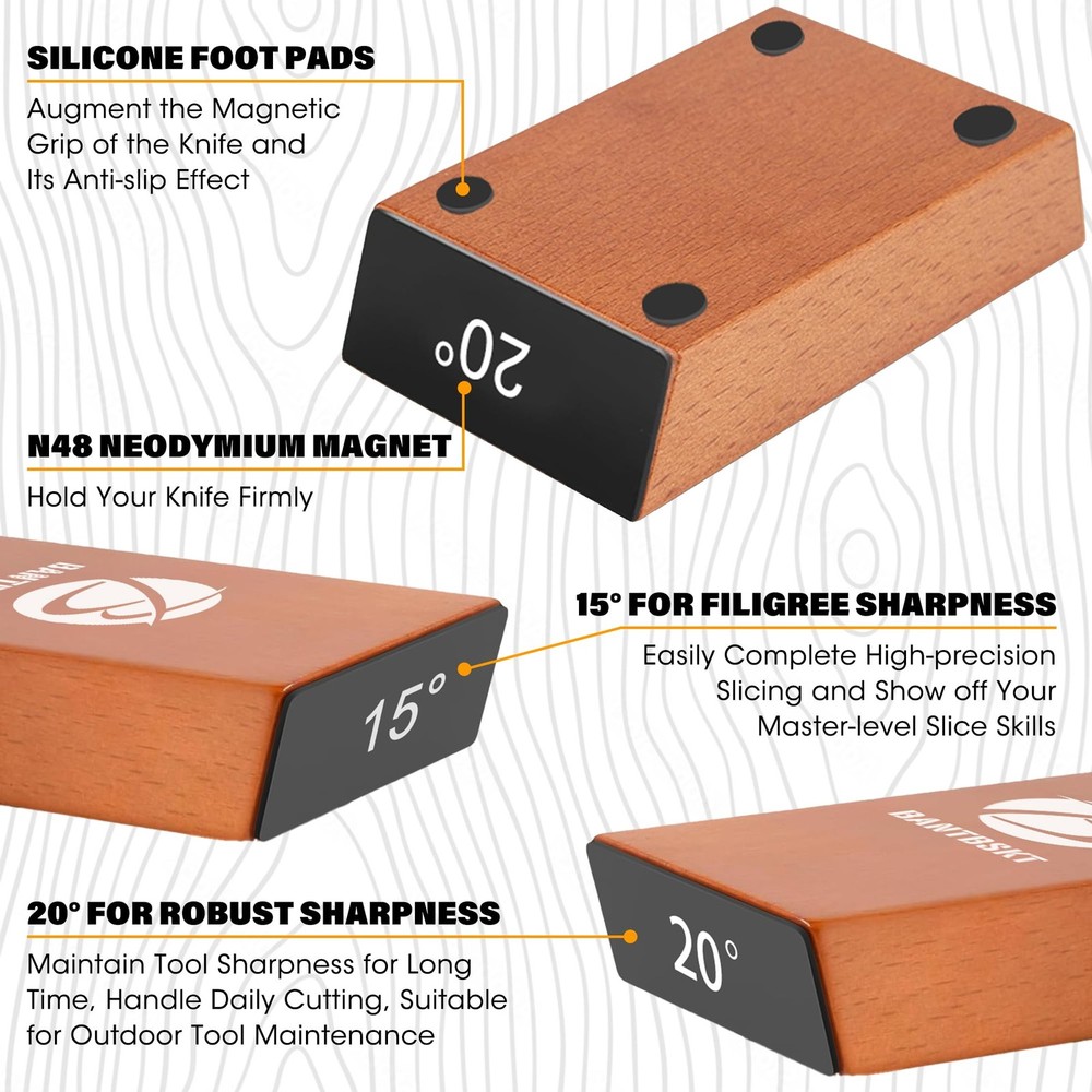 Rolling Knife Sharpener Kit, Kitchen Knife Sharpener Set, Knife Sharpening To...