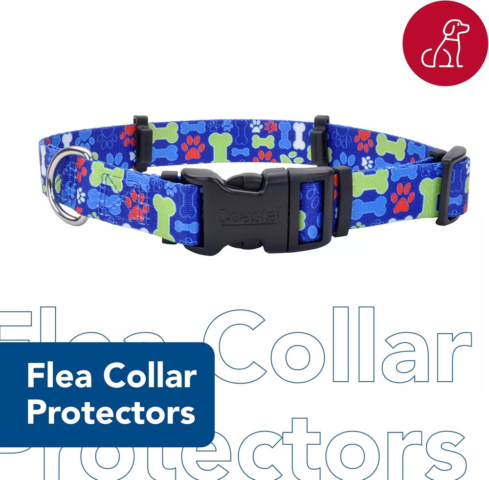 Pet Secureaway Collar Protector for Flea Collars - Adjustable Pet Accessory - Pr