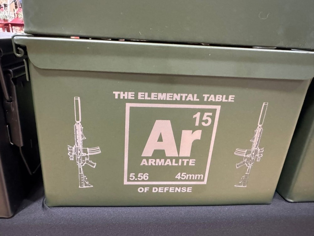 CUSTOMZIED LASER ENGRAVED AMMO BOX