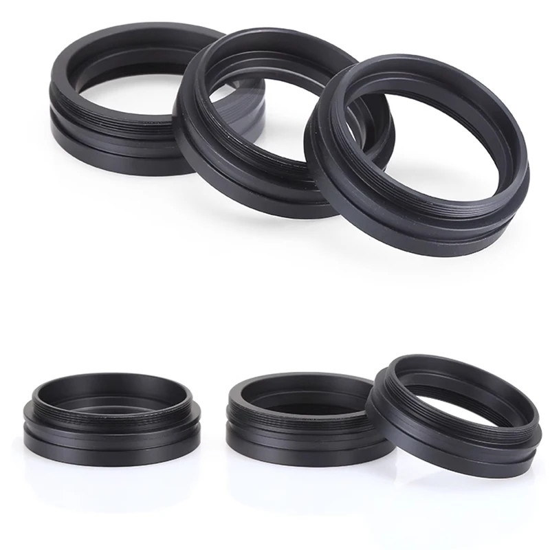 1PC  Metal Objective Adapter Ring 0.75 Thread for Zoom Stereo Microscope