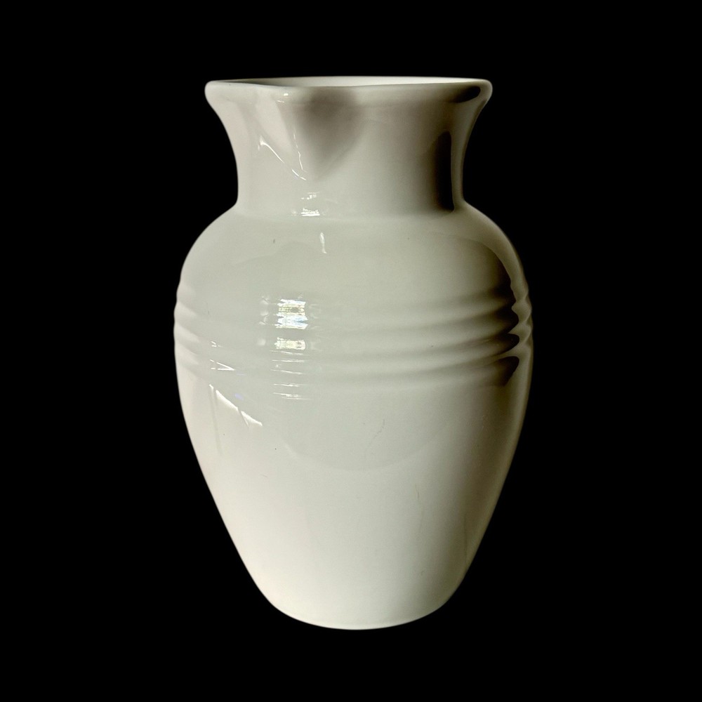 Vintage Le Creuset Stoneware White Pitcher