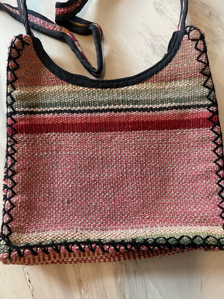 Bolivian Wool Boho Handcrafted Bag MUST SEE!!!!