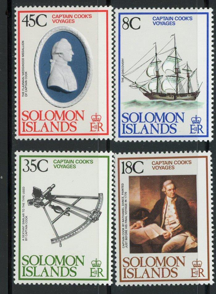 Solomon Islands #381-4 MNH