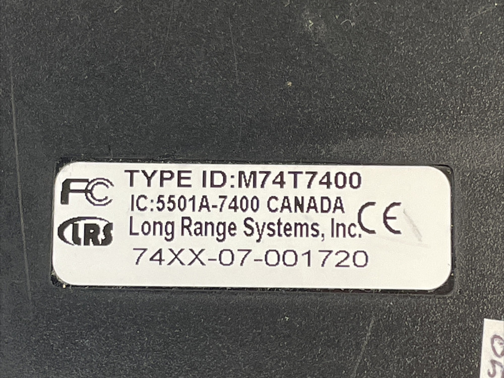 Long Range Systems (LRS), Guest Paging System Transmitter Model T7400 (UNTESTED)