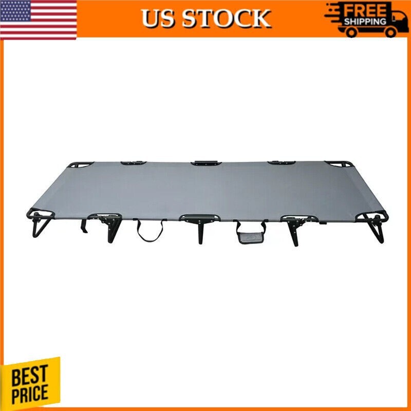 Camping Folding with Easy Setup Cot Outdoor Compact Sleeping Low Profile Cot
