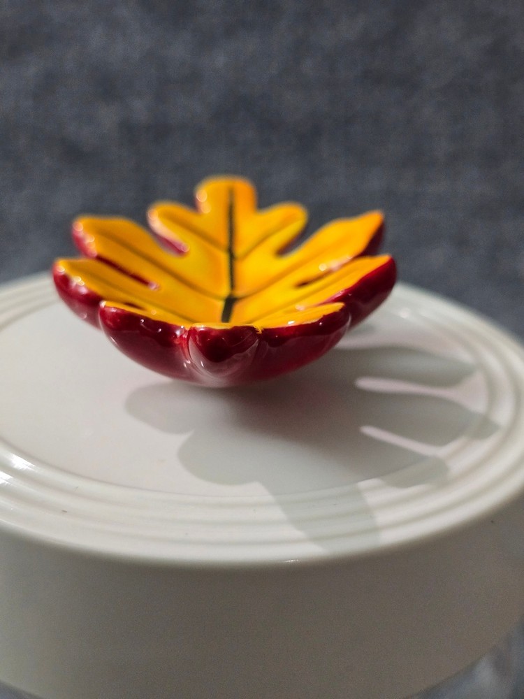 Nora Fleming RETIRED Free Falling A165 Fall Oak Leaf