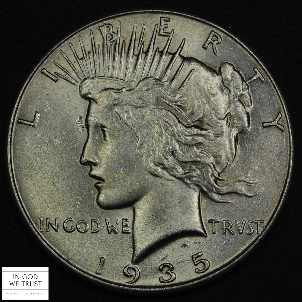 1935 Peace Silver Dollar $1
