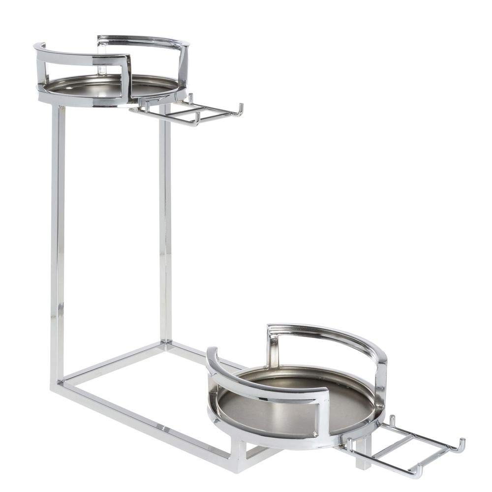 HUBERT Chrome 2-Tier Airpot Holder