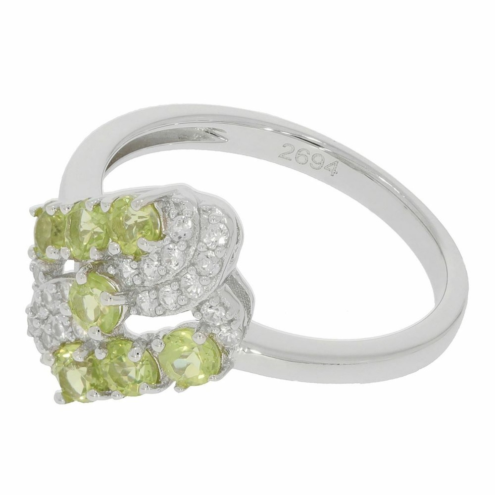 Sterling Silver Semi Mount Ring Setting RD 3x3mm White Topaz Solid