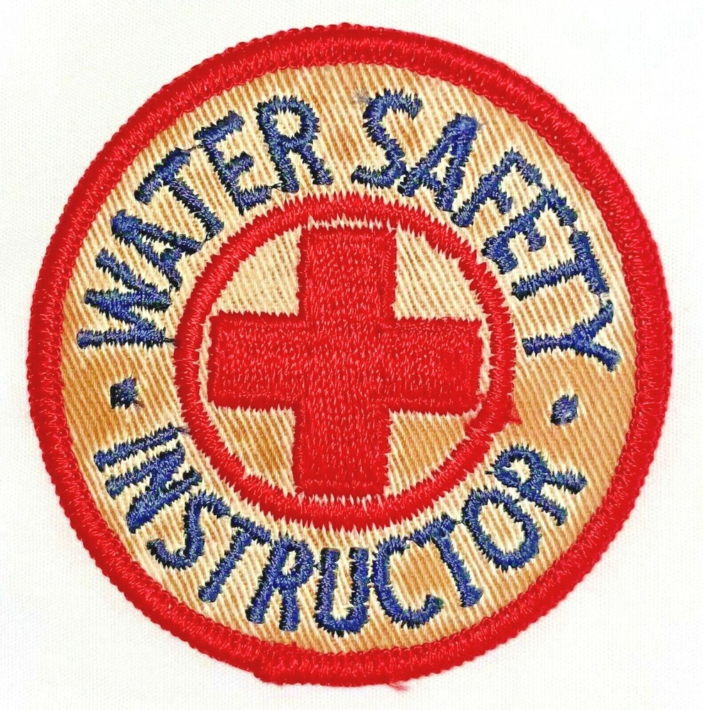 VINTAGE RED CROSS WATER SAFETY INSTRUCTOR PATCH