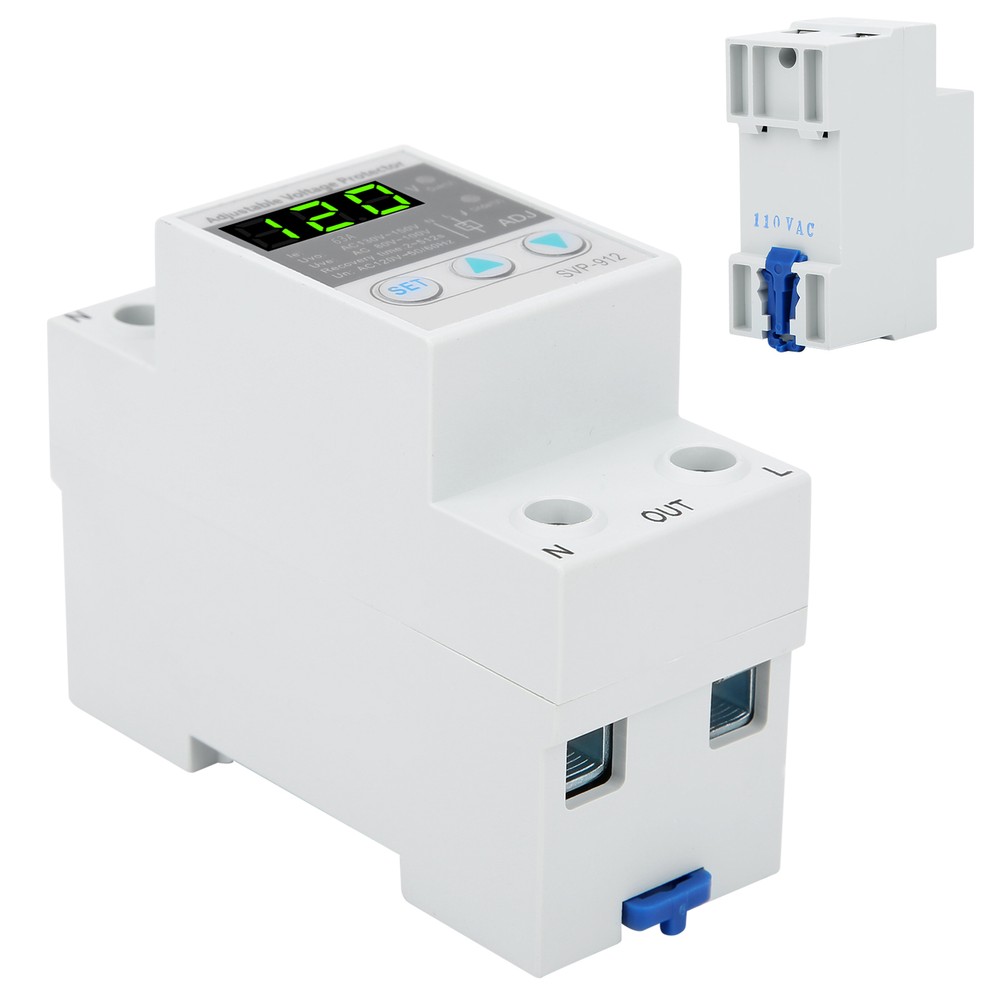 120VAC 63A Adjustable Self-Recovery Under Voltage Auto-Reset Protection Switch