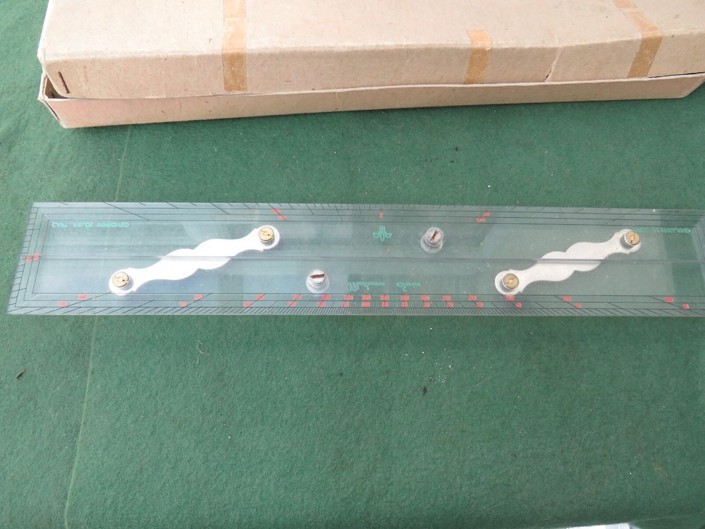 CAPTAIN FIELDS 'MATHEMO SERIES' IMPROVED 15" PARALLEL RULE BOXED
