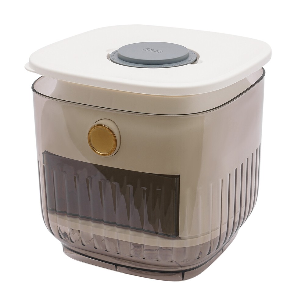 22lbs Rice Dispenser Grain Storage Container Kitchen Organizer With Rice Cup