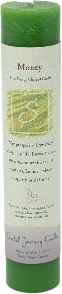 Reiki Herbal Pillar Candle Money