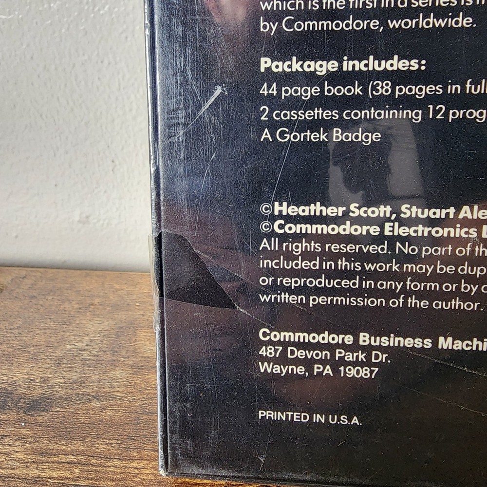 Gortek and the Microchips Programming for Commodore Vic-20 Brand New