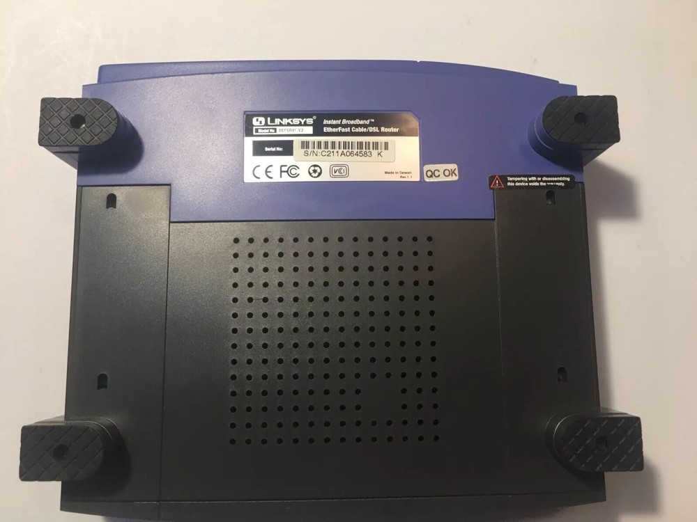 Linksys Instant Broadband EtherFast Cable/DSL Router- BEFSR41 V.2