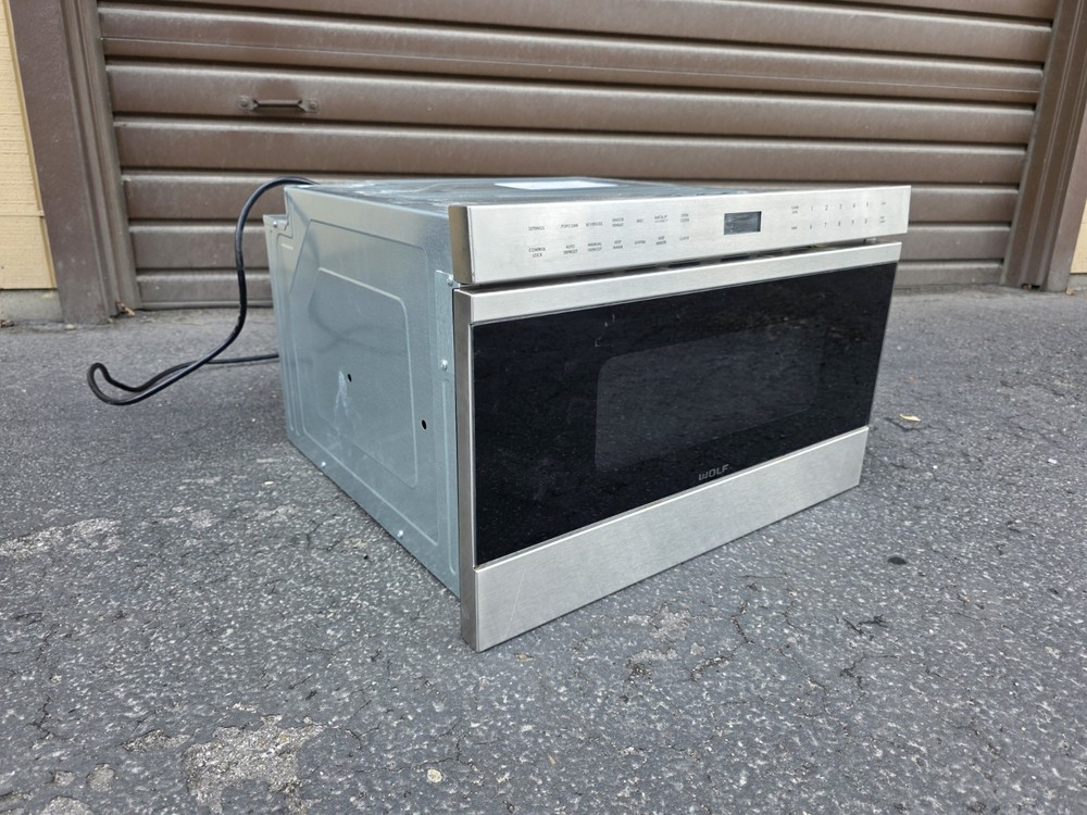 Wolf 24″ Transitional Drawer Microwave MD24TE/S Excellent Condition Works Great