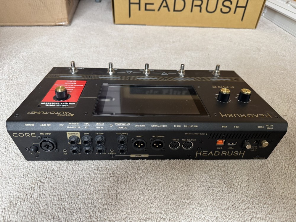 Headrush Core Guitar Multi-effect/Amp Modeler/Vocal Processor MINT