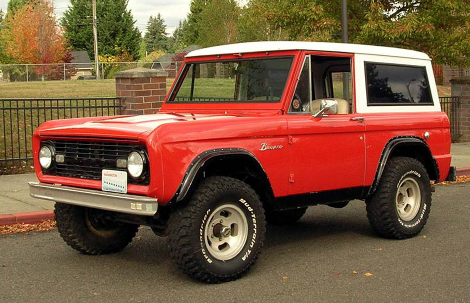 1966-1977 Ford Bronco Windshield Glass Clear