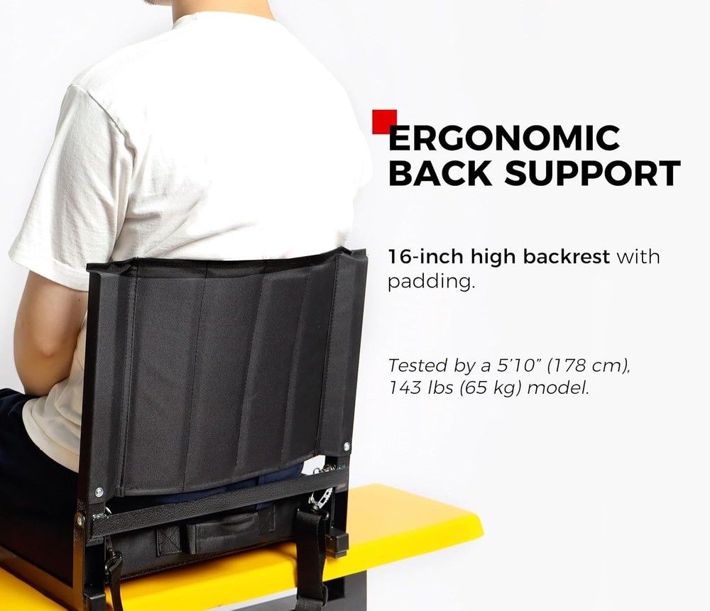 Foldable Stadium Seat, Cushion for Bleachers