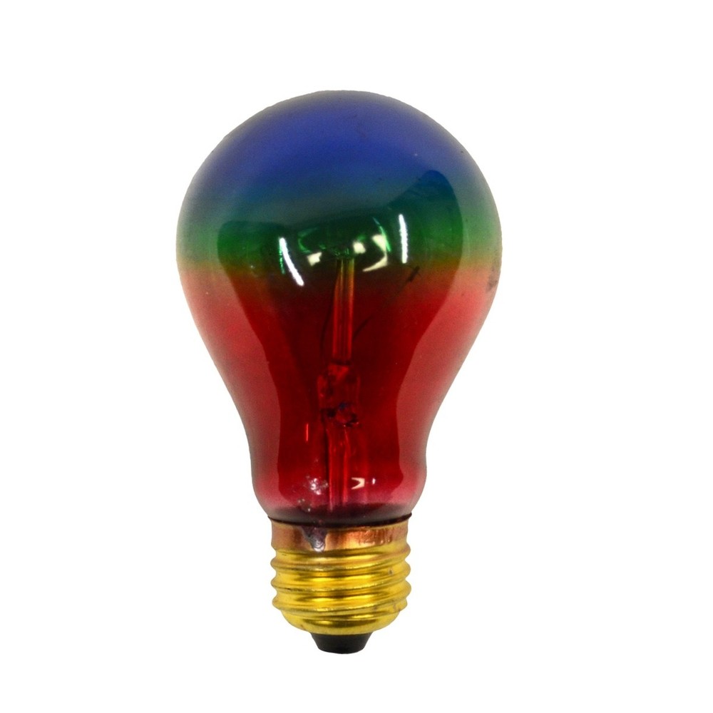 25 Watt Rainbow Lightbulb Color Light Bulb Decorative Ambient Bedroom Lighting