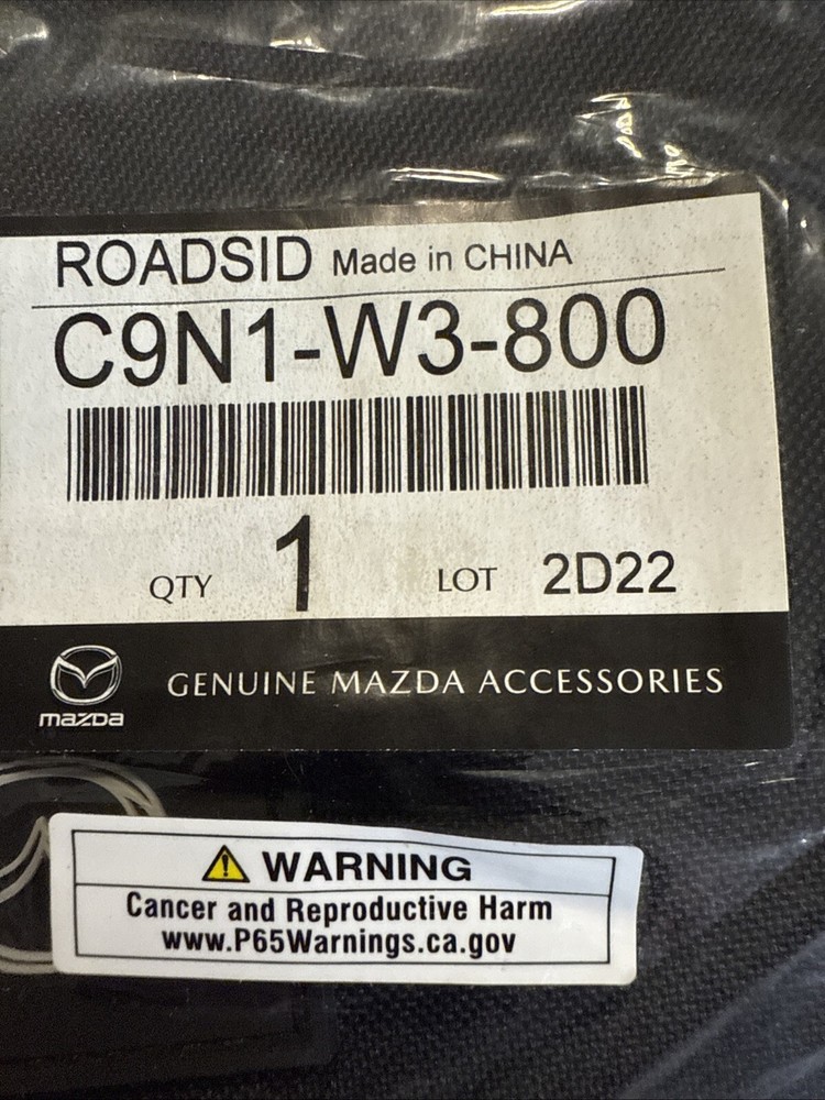 Genuine Mazda Roadside Assistance Kit C9N1-W3-800 NEW COMPLETE KIT!