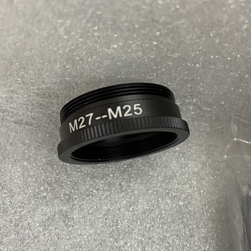 1pc M27 to M25 Microscope Objective Lens Adapter Ring f Leica Nikon Microscope