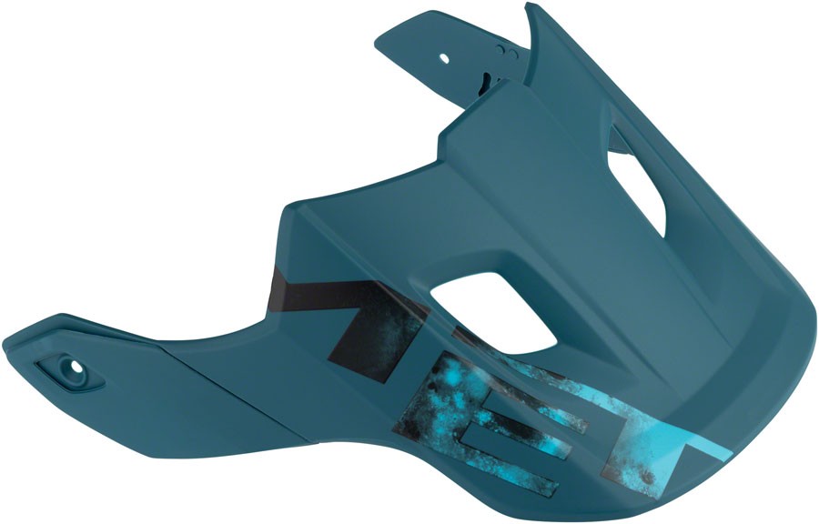 MET Helmets Roam Visor - Petrol Blue, Medium, Durable Polycarbonate Shield