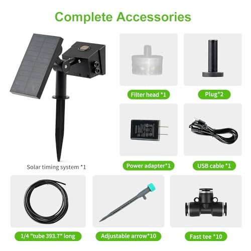 Solar drip Irrigation System, Solar Automatic palnt Waterer for Outdoor