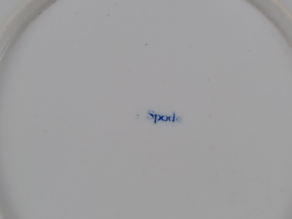 Spode Mandarin II Pattern Blue Transferware 9 Inch Plate Circa 1800-1820