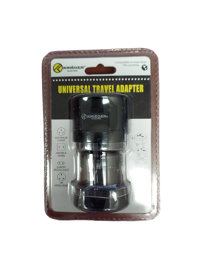 Krieger Universal Travel Adapter KU-TRA3