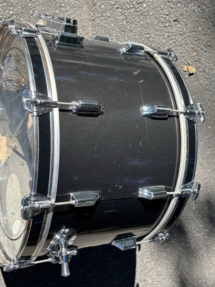Rogers 24” Bass Drum Black Script USA