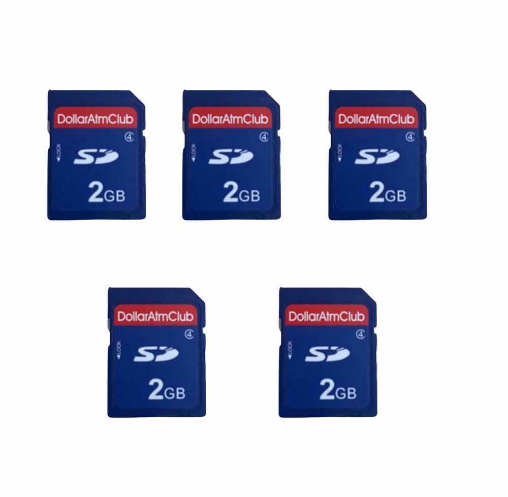 5 Pack Blank 2GB SD Card - (Make an Offer)