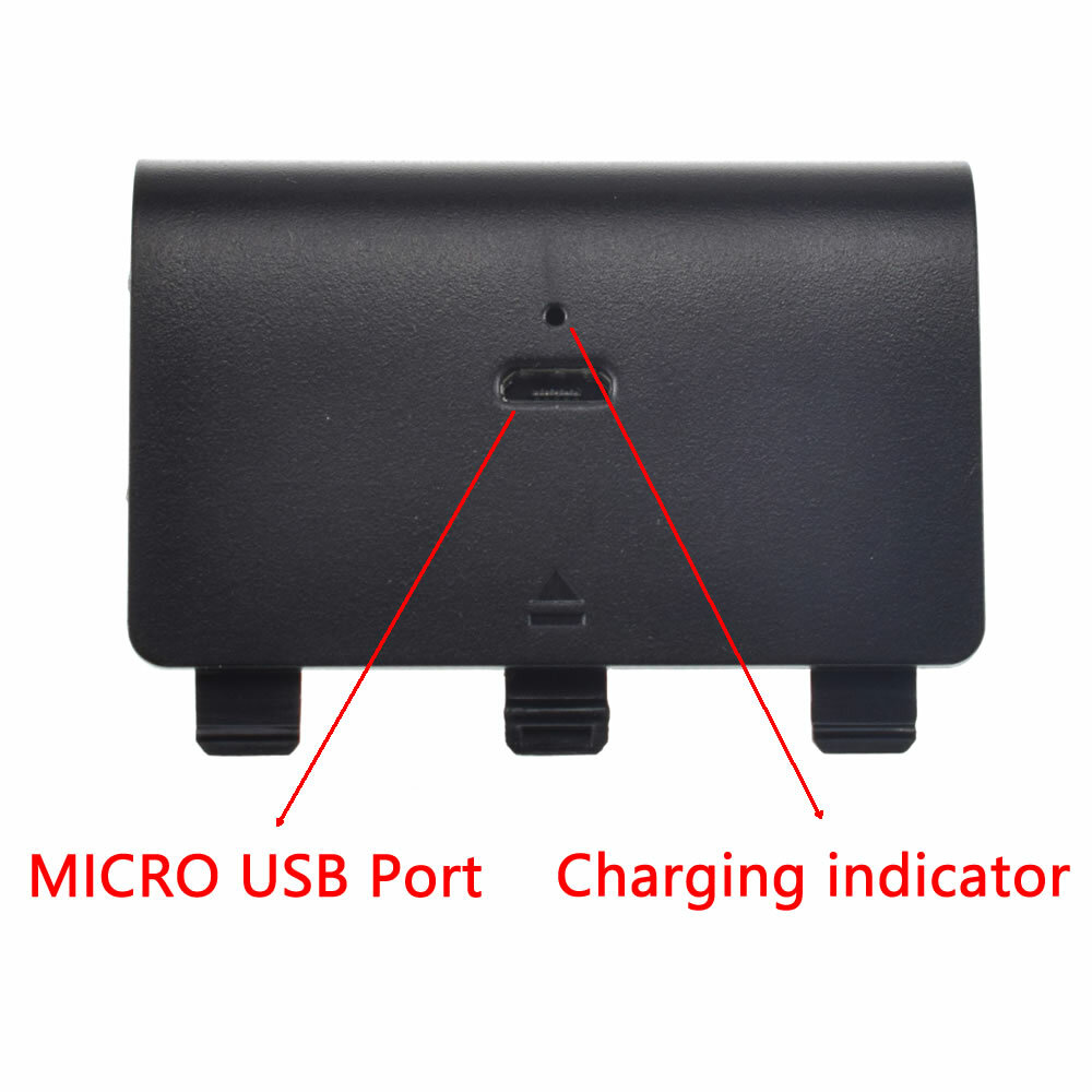 Gamepad Rechargeable Battery Pack &Micro Cable for Xbox One / One S /One X 2.4Ah