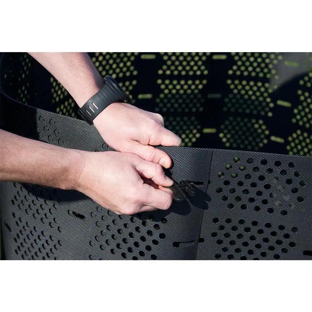 Compost Bin 246 Gallon Adjustable Expanding Ventilation Holes Decompose Black