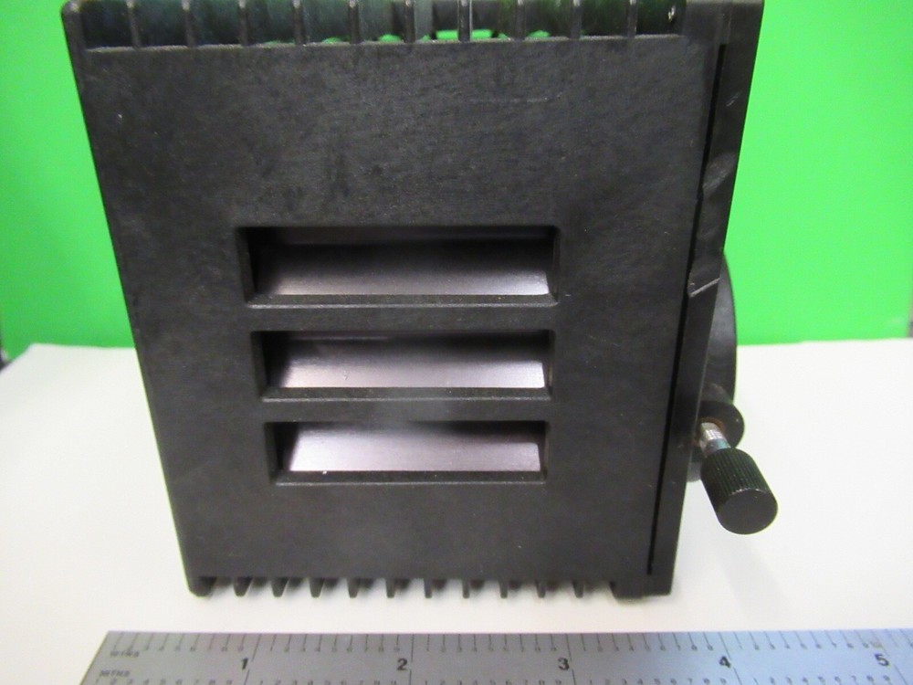 OLYMPUS EMPTY LAMP HOUSING MICROSCOPE PART AS PICTURED &15-A-73