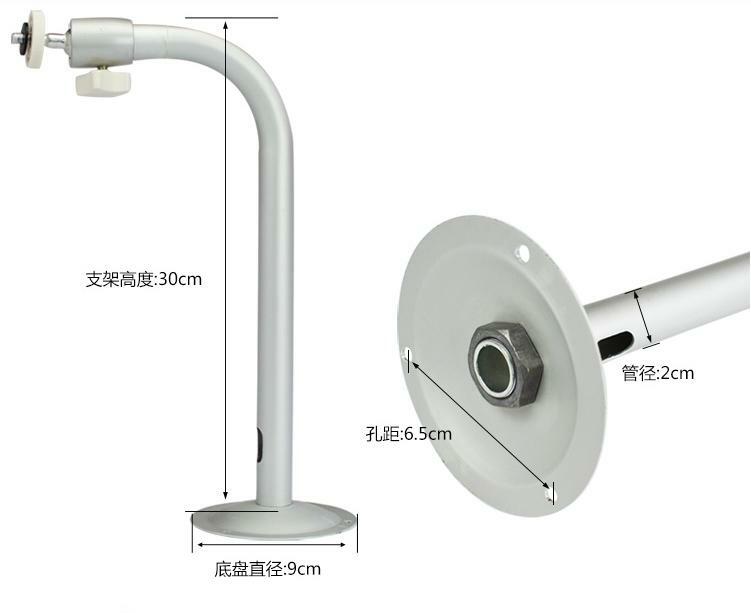 Wall Ceiling Mount Stand Bracket Aluminum L Shaped For CCTV Security Camera