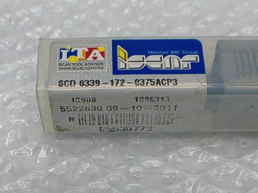 ISCAR SCD 0339-172-0375ACP3 CARBIDE DRILL NSMP