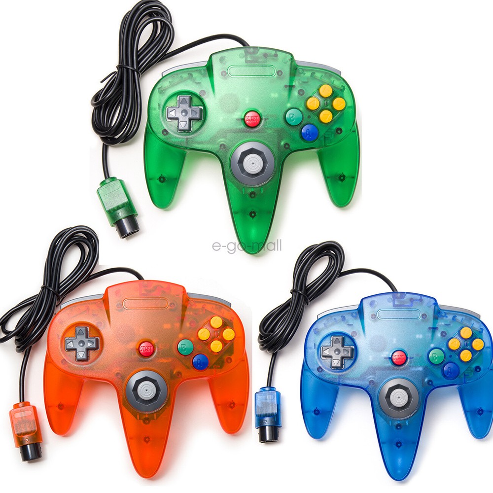 Classic N64 Wired Controller Joystick for Nintendo 64 Console/ Cable/Rumble Pak