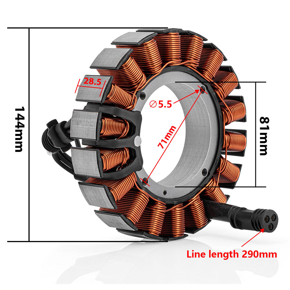 Stator and Voltage Regulator Rectifier For Harley Road King FLHR 2006 2007 2008