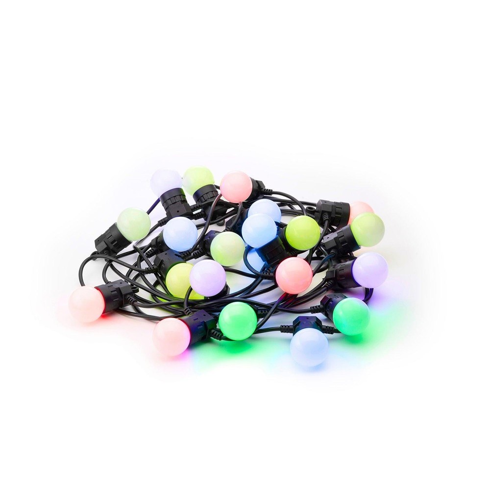 Twinkly TWF020STP-BUS Smart LED Light String Festoon 20 RGB LED, 33 ft,