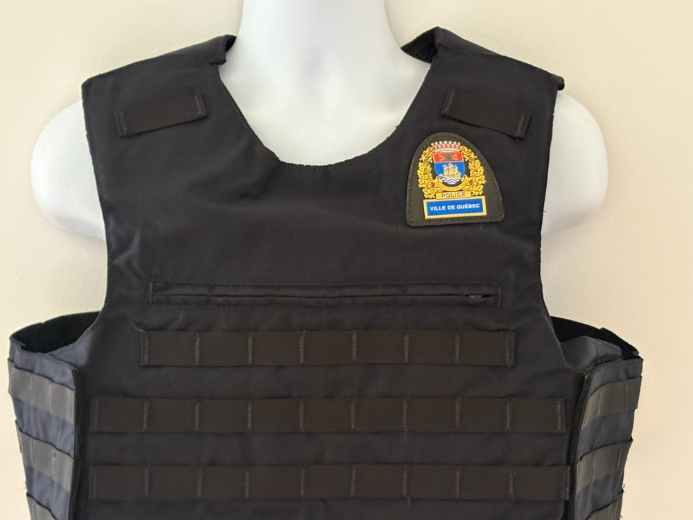 SECOND CHANCE Male Standard Tactical Armor Carrier Side Open Medium Navy Molle