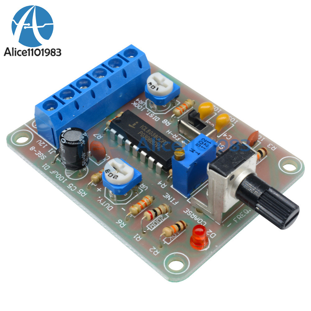 ICL8038 Monolithic Function Signal Generator Module Sine Square Triangle Welded