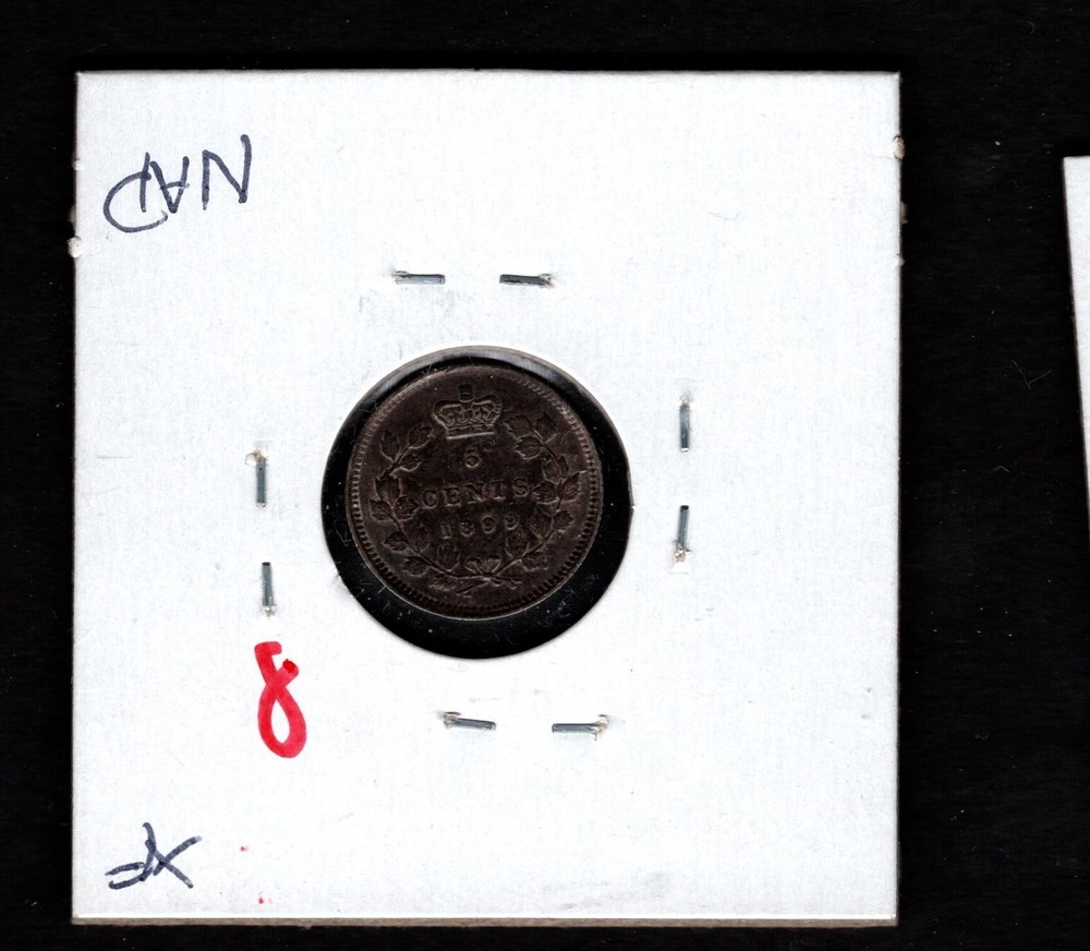 1899- Canada- Victoria Five Cents