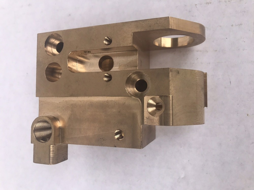 Heidelberg Operator Side Brass Side Guide Block C5.072.201