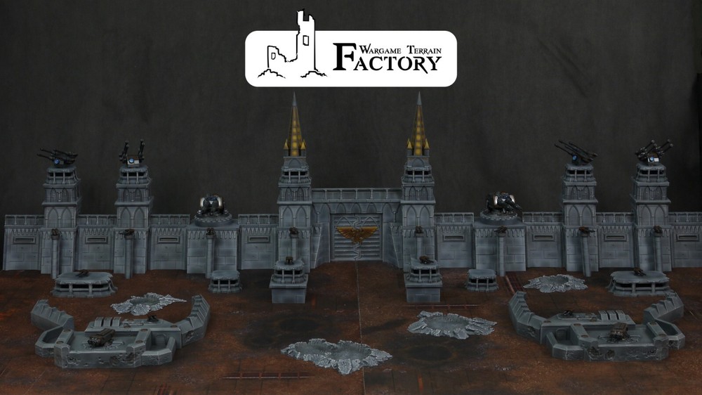 Extended Fortress Walls Set (pics in auction description)