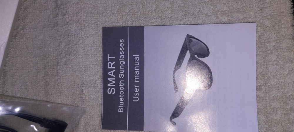 Gelete Bluetooth Smart Glasses BLACK Open Box