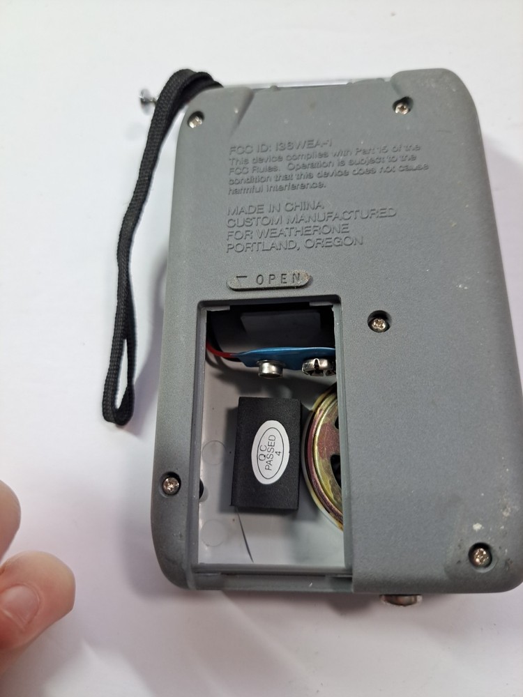 Weather One Weather Broadcast Receiver As Is