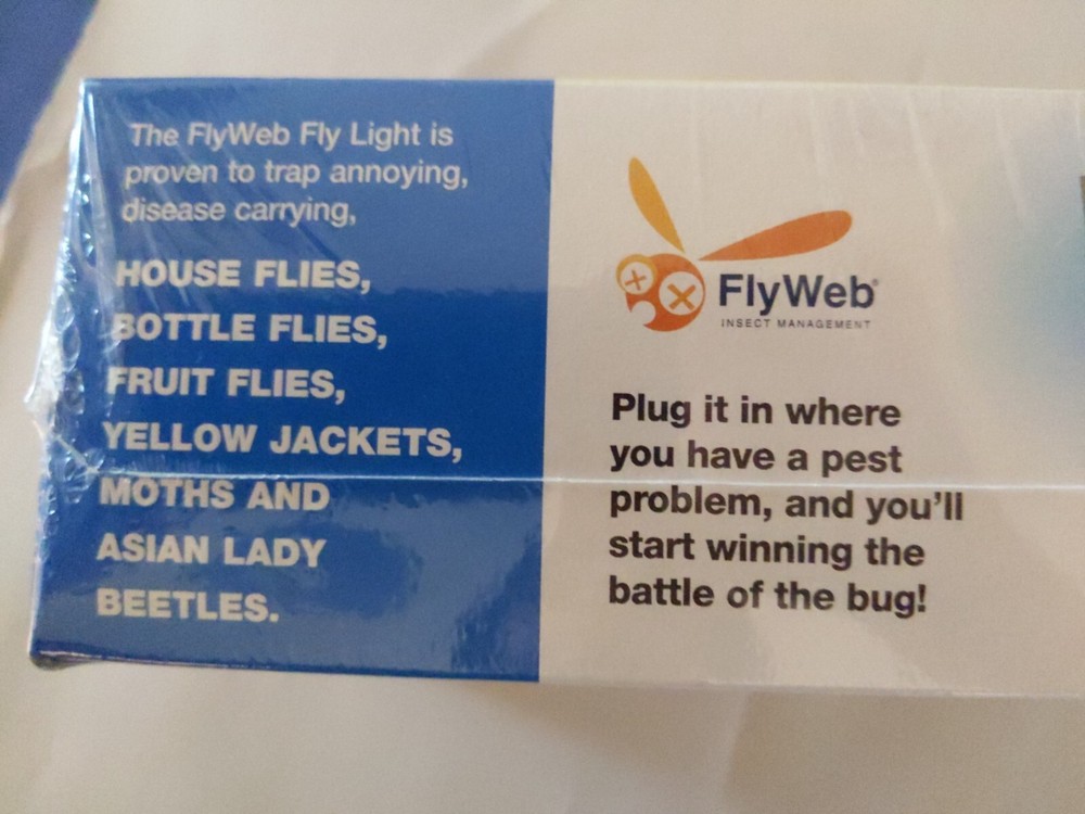 1 FlyWeb Fly Light Trap Fly Web Control Insects Flies Beetles Moths Fruit Flies